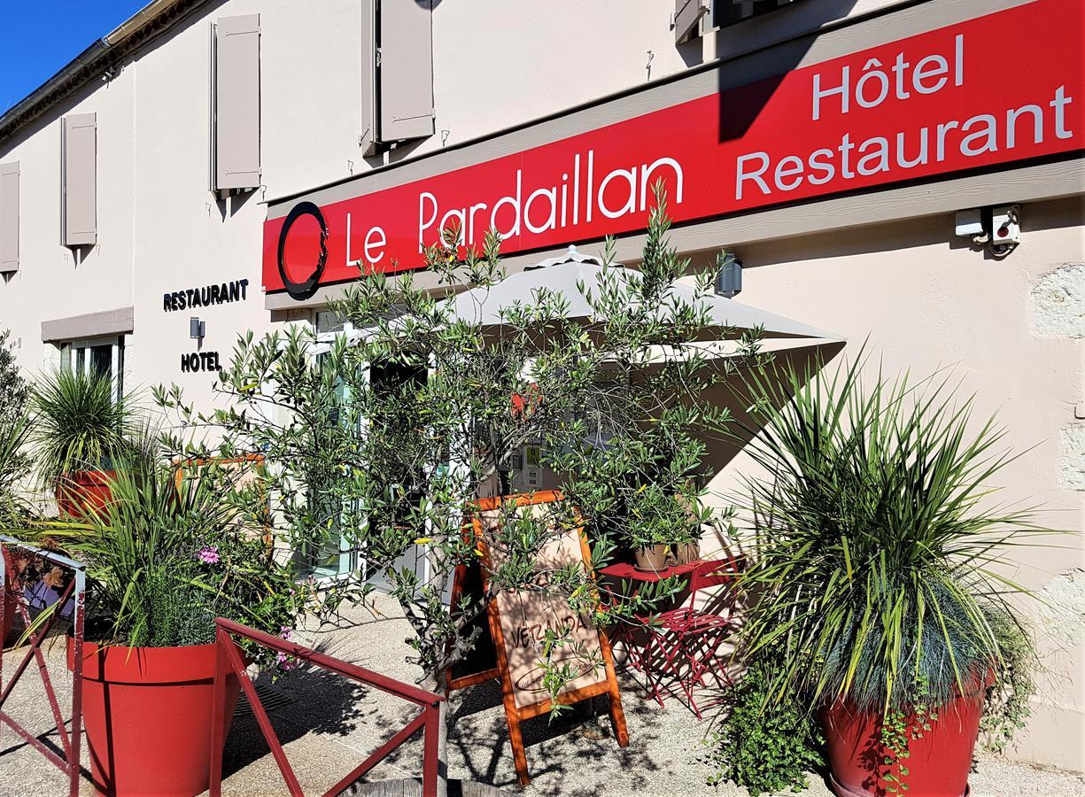 Logis Hotel & Restaurant Le Pardaillan Gondrin Exterior foto
